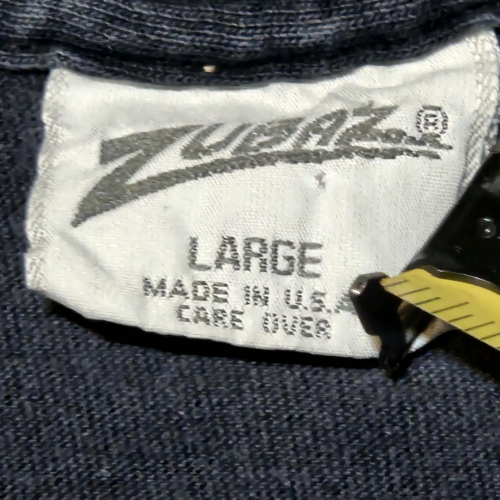 Vintage 90s Green Bay Packers Zubaz T Shirt Mens L USA Made NFL Distressed - Picture 3 of 11